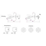 Magnetic Float Level Switch สวิตช์ระดับลูกลอยแม่เหล็ก สำหรับติดตั้งด้านข้าง