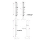 Top-Mounted Magnetic Level Gauge เกจวัดระดับแม่เหล็ก สำหรับติดตั้งด้านบนถัง