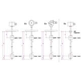 Magnetic Float Level Gauge เกจวัดระดับลูกลอยแม่เหล็ก